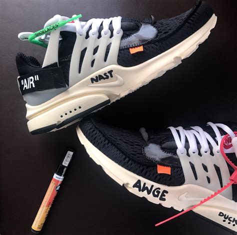 nike off white air presto fake|nike presto off white black.